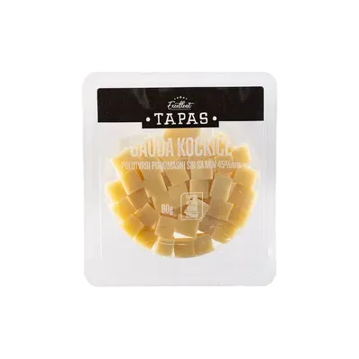 Tapas gauda kockice EX 80g