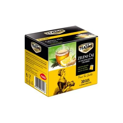 Čaj tea time zeleni sa đumbirom 30g yumis