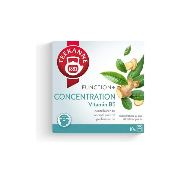 Čaj function+concentration Teekanne 18g