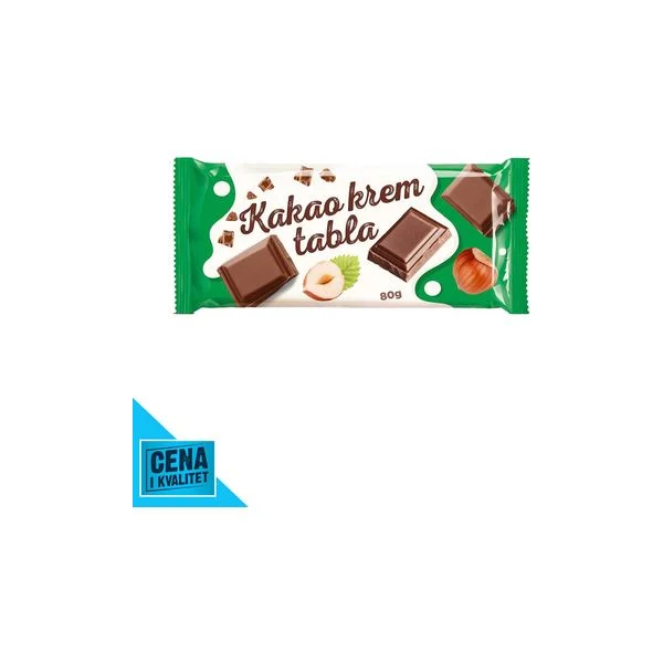 Krem tabla kakao 80g tm