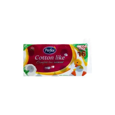 Perfex cotton comfort natural 16kom 3sl