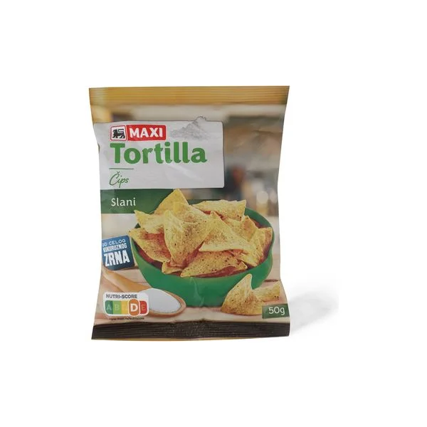 Tortilja chips slani Maxi 50g