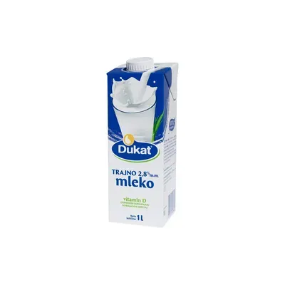 Dukat trajno mleko 2,8%mm, edge 1l