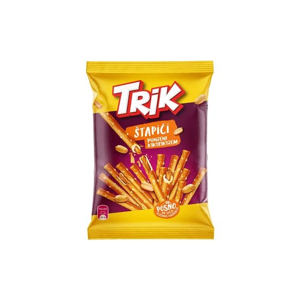 Trik štapići sa kikirikijem 110g banini