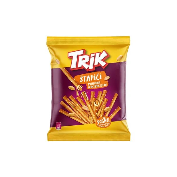 Trik štapići sa kikirikijem 200g banini