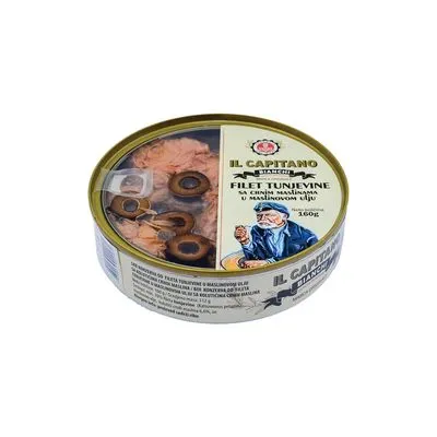 Tuna filet sa crnim maslinama 160g il capitano