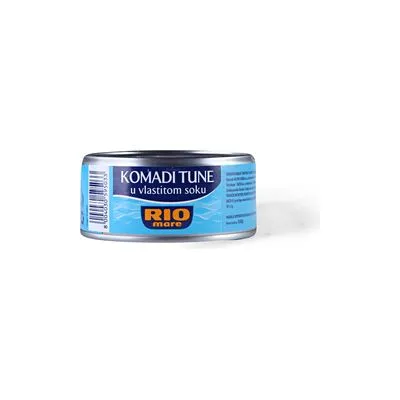 Tuna komadi sopstv.sok 160g Rio Mare