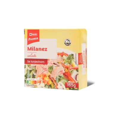 Tuna sal.Milanesse Maxi 165g