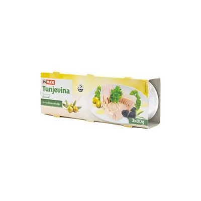 Tunjevina YF kom.u mas.ulju Maxi 3x80g