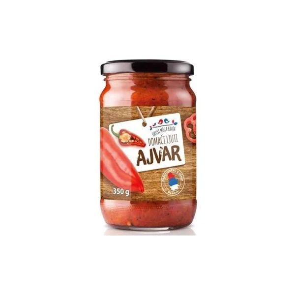 Ajvar domaći ljuti 350g umk