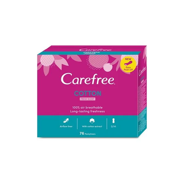 Ulošci dnevni normal cotton fresh Carefree 76/1