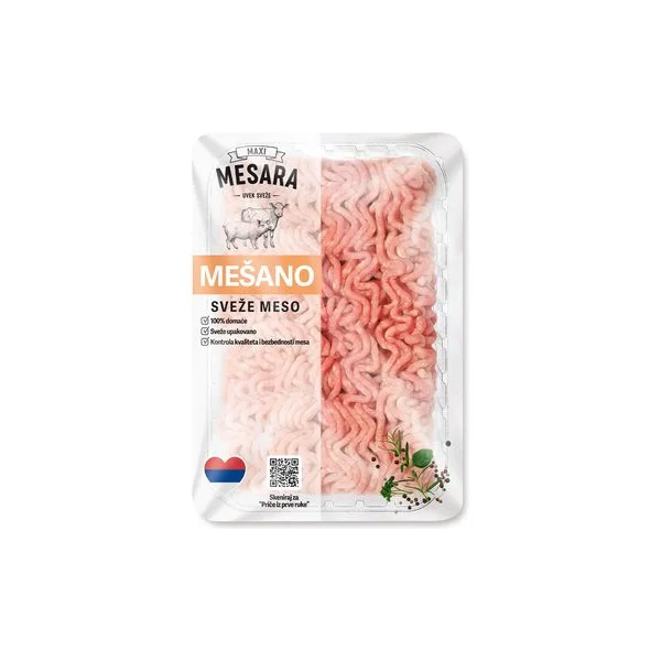 Usitnjeno mesano meso 500g