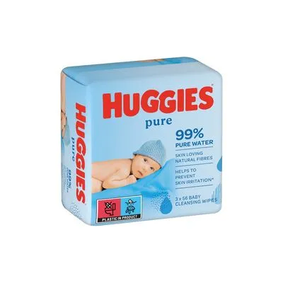 Vlažne maramice baby pure triplo Huggies 56x3
