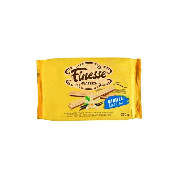 Vafl prutići vanila 250g Finesse