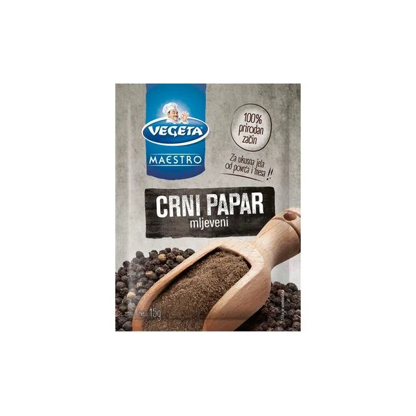 Biber mleveni crni Podravka 15g