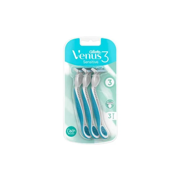 Brijač ženski sensitive plavi Venus 3/1