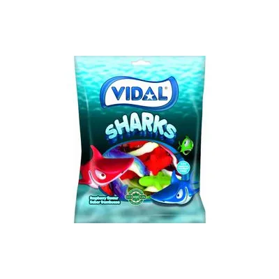 Bombone gumi sharks 90g Vidal