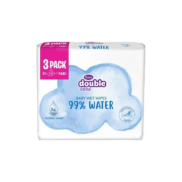 Vlažne maramice baby water care Violeta 3x56