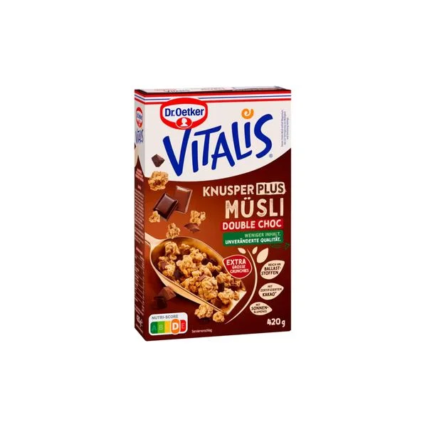 Granola Vitalis knusp doub cho 420g