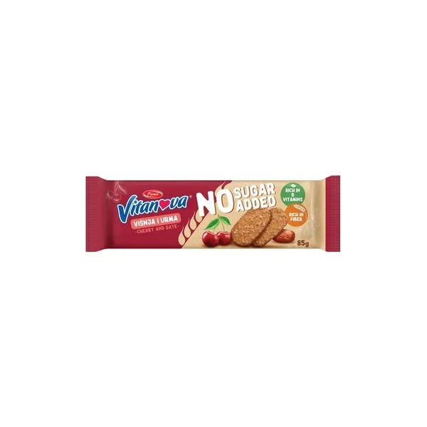Keks vitanova no sugar visnja 85gr