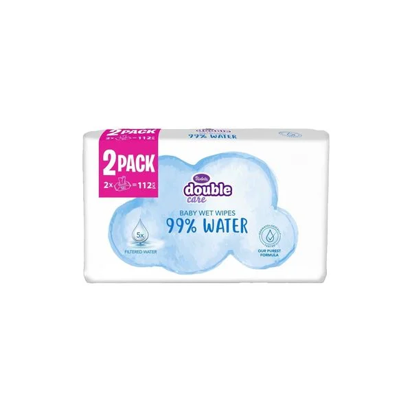 Vlažne maramice baby water care Violeta 2x56