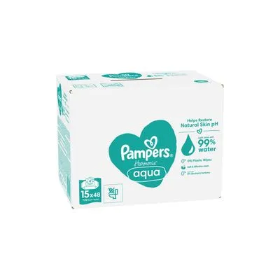 Vlazne maram.Harmonie Pampers Aqua 15X48