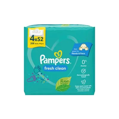 Vl.maramice pampers fresh clean 4x52/1