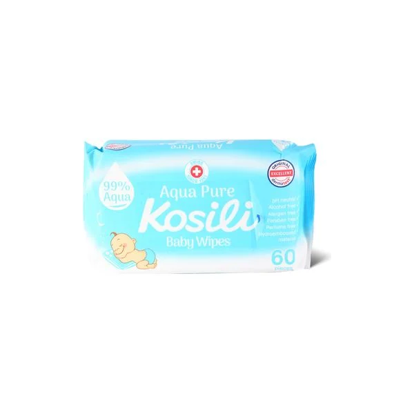 Vlažne maramice baby aqua pure 99% Kosili 60/1