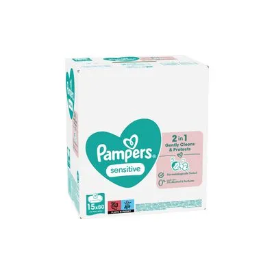 Vlazne maramice Pampers Sensitiv15x80kom