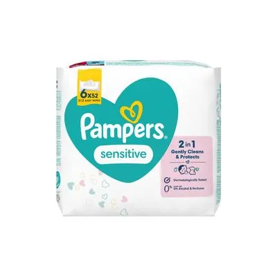 Vl.maramice pampers sensitive 6x52/1