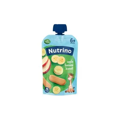 Nutrino voćni pire jabuka, banana, keks 100g