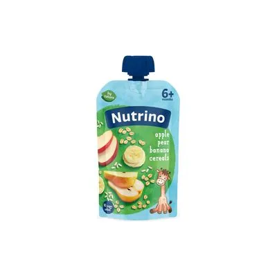 Nutrino voćni pire jabuka,kruška banana i žitarice 100g