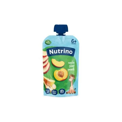 Nutrino voćni pire jabuka,kruška i breskva 100g