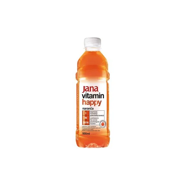 Jana vitamin happy orange 0.5l pet jamnica
