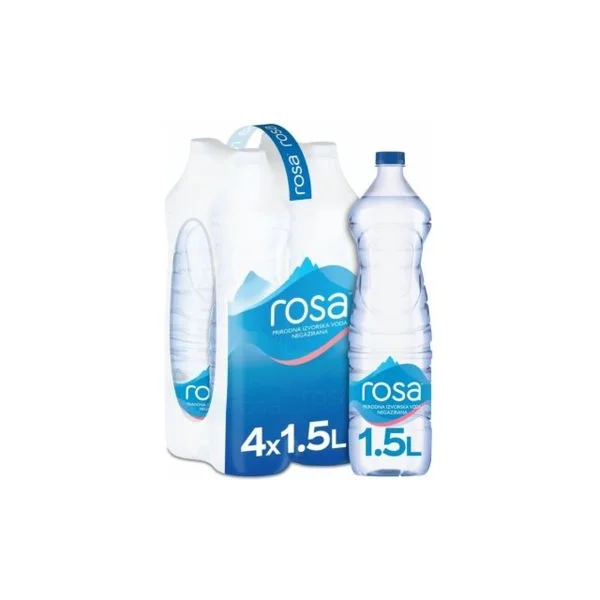 Voda negazirana Rosa 4x1,5l