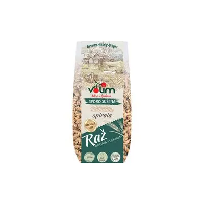 Testenina od raži spirala 250g voli