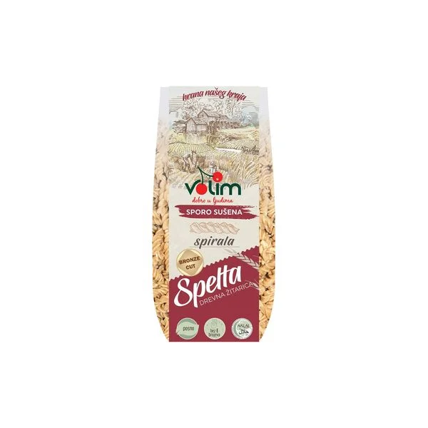Testenina spelt spirala 250g Volim