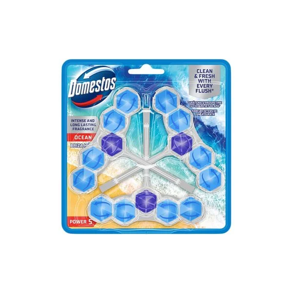 Osv wc rb pow5 ocean 3x50g Domestos