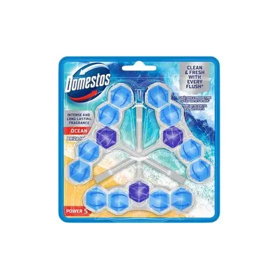Osv wc rb pow5 ocean 3x50g Domestos