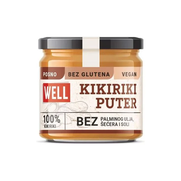 Kikiriki puter 180g well