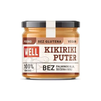 Kikiriki puter 180g well