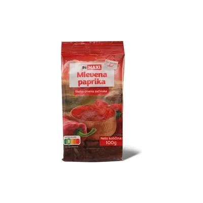 Zac.paprika slatka ml.crvena Maxi 100g