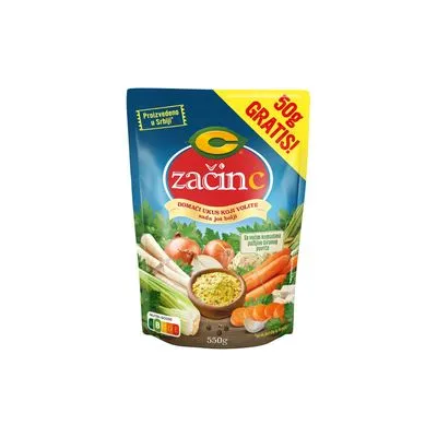 Zacin c 500gr+ 50gr centroproizvod