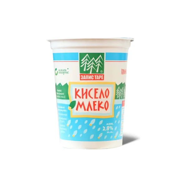 Kiselo mleko 2.8% 0.7l zapis tare