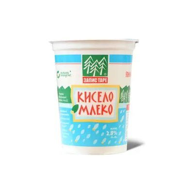 Kiselo mleko 2.8% 0.7l zapis tare