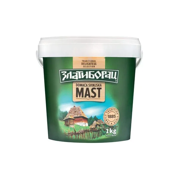 Zlatiborac domaca svinjska mast kantica
