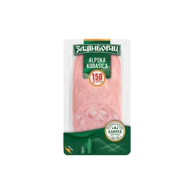 Kamper alpska kobasica 150g Zlatiborac zašt.atm.