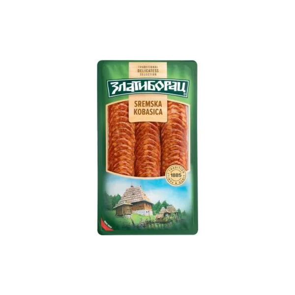 Kobasica sremska 100gr slajs Zlatiborac