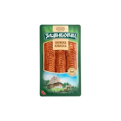 Kobasica sremska 100gr slajs Zlatiborac