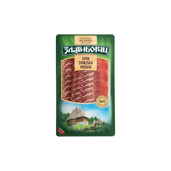 Zlatiborac svinjska pršuta (zaštitna atmosvera) pak 100g